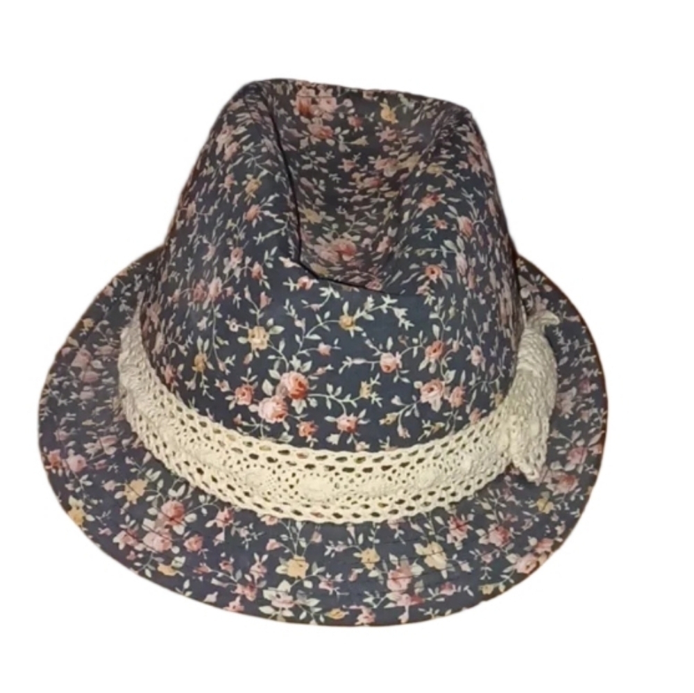 ABG ACCESSORIES summer hat With Lace